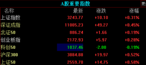 A股集体走高，白酒、游戏传媒股继续活跃，英伟达概念领跌