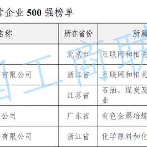 中国民营企业500强发布：京东阿里恒力位居前三，吉利纳税最多 ...