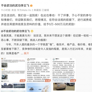比亚迪高管批行业黑公关“卷下限”：最高悬赏500万元打击恶意抹黑 ...