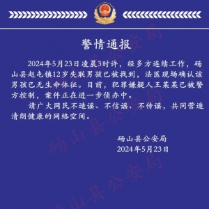 安徽砀山12岁男孩失联3天后遗体被找到：舆情分析与社会关怀的呼唤 ...